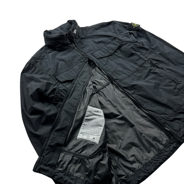 Stone Island Black Naslan Light Watro Jacket - Medium