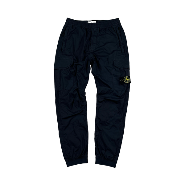 Stone Island 2020 RE T Navy Cargo Trousers - Small
