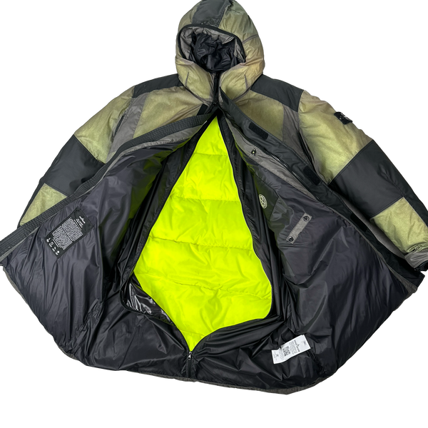 Stone Island 2016 Resin-T Shell Down Puffer Ice Jacket - Large