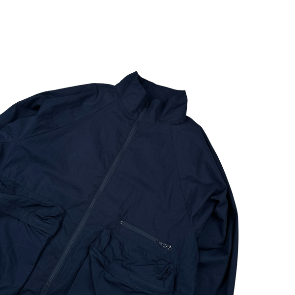 Supreme Navy Cotton Double Pocket Cargo Jacket - Medium