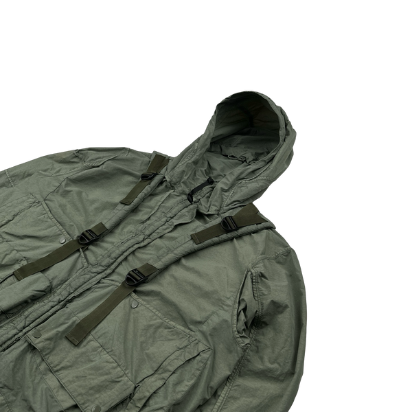 CP Company Green Cargo Reversible Double Lens Viewer Jacket - Large
