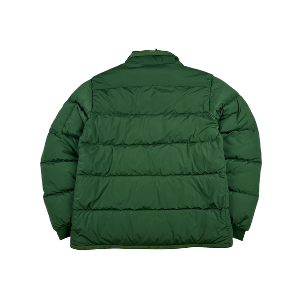 CP Company Green Down Filled Nycra R Puffer Jacket - Medium