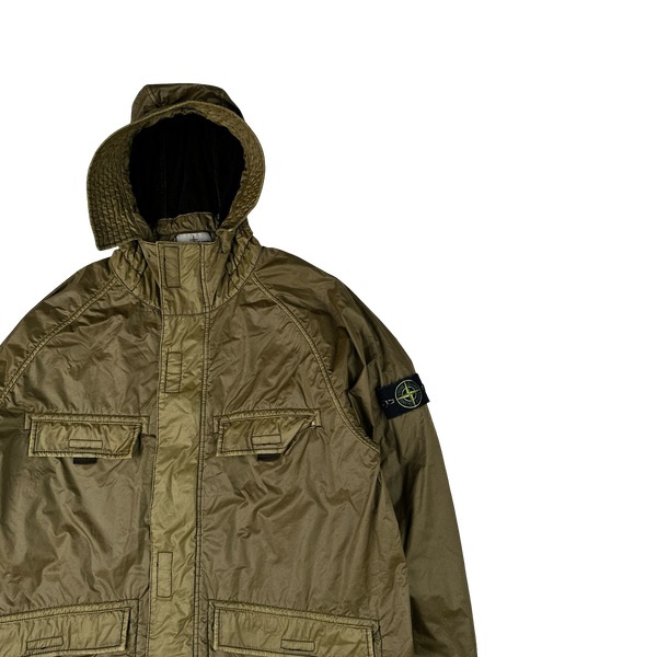Stone Island 2018 Brown Lamy Flock Multipocket Jacket - XL