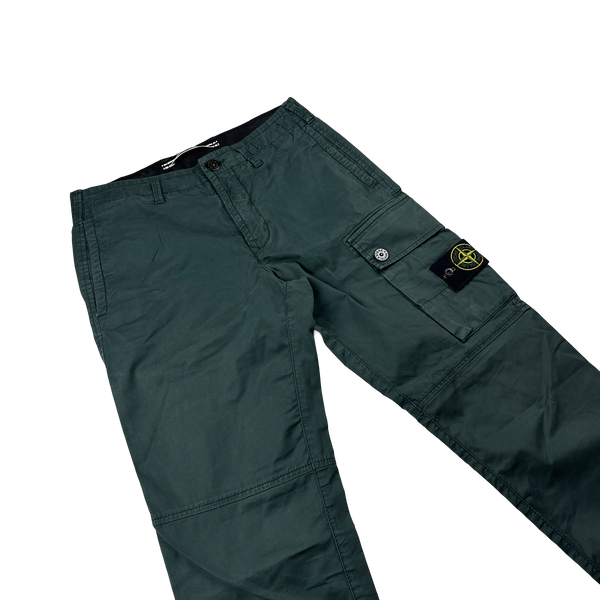 Stone Island Green 2022 Slim Fit Cargos - 29"