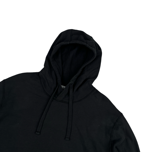 Stone Island 2022 Black Pullover Cotton Hoodie - XXL