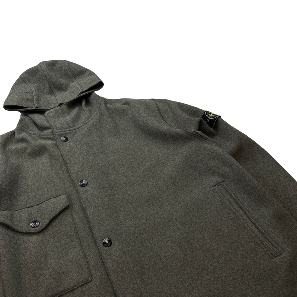 Stone Island 80s Green Wool Duffle Coat - XL – Mat's Island