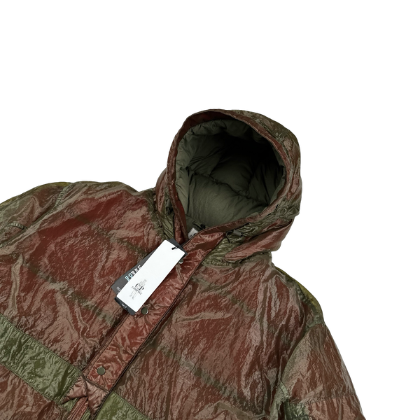CP Company Burgundy Kan D Down Filled Jacket - XL