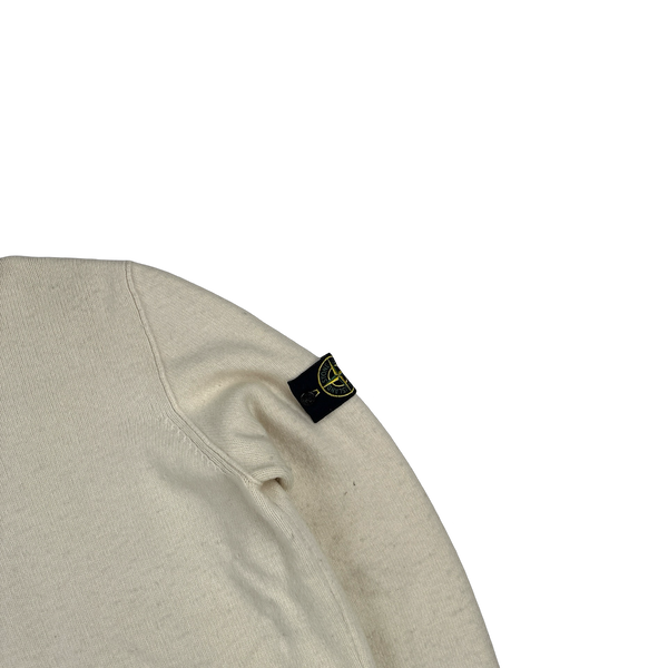 Stone Island 2012 Cream Wool Pullover Jumper - 3XL