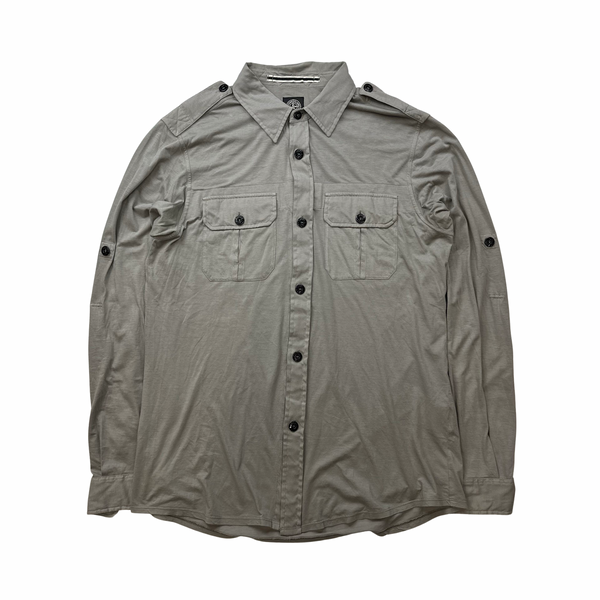 Stone Island 2011 Beige Cotton Shirt - Large