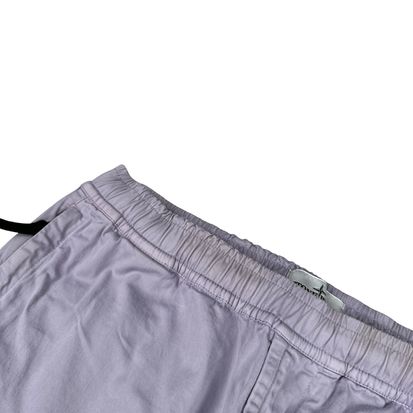 Stone Island 2023 RE-T Lilac Cargo Trousers - 32"