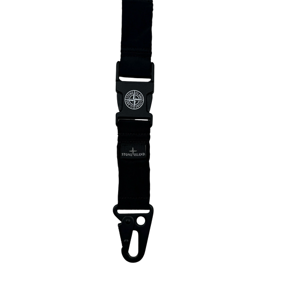 Stone Island Black Econyl Lanyard