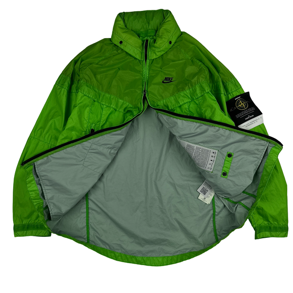 Stone Island x Nike Green Hyperlight Membrana Windrunner Jacket - XL