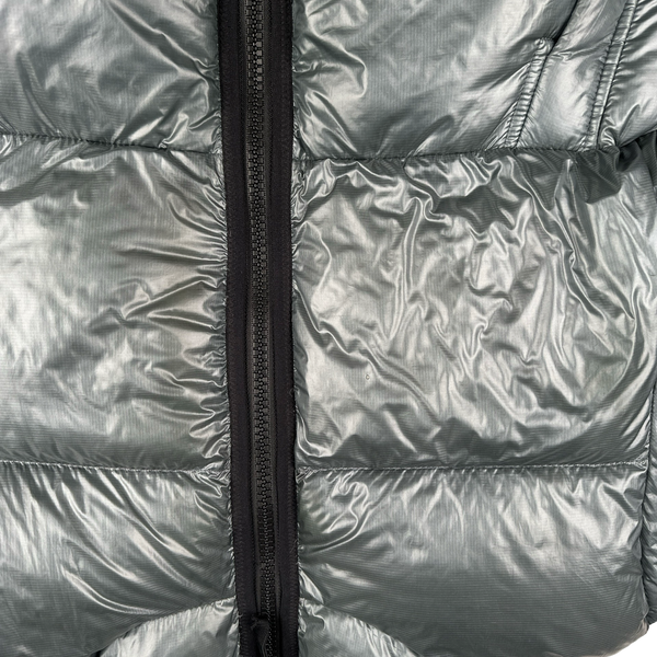 Stone Island 2017 Steel Grey  Pertex Quantum Y Down Puffer Jacket - Medium