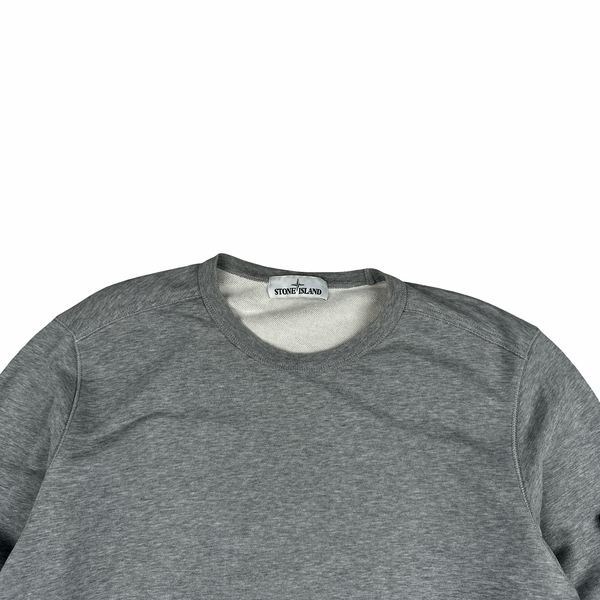 Stone Island 2019 Grey Crewneck Sweatshirt - Medium