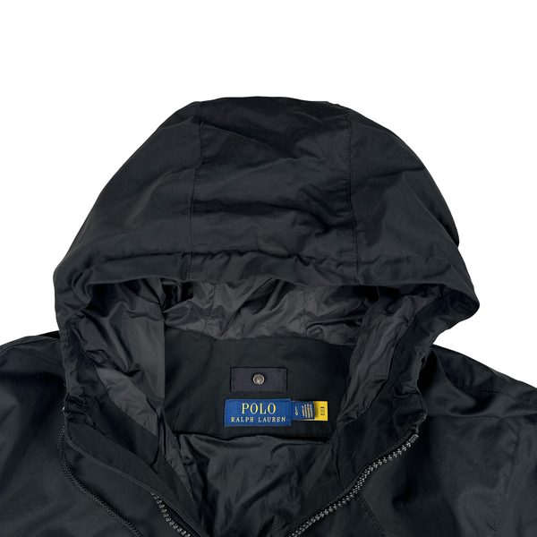Ralph Lauren Polo Black Windproof Nylon Jacket - Large