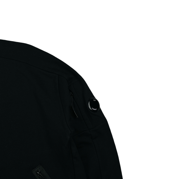 CP Company Black Quarter Zip Lens Viewer Pullover - Medium
