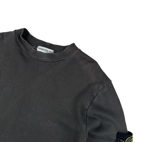 Stone Island Vintage 2001 Brown Cotton Crewneck Jumper - XL