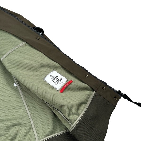 CP Company Khaki Soft Shell Bomber Jacket - XL