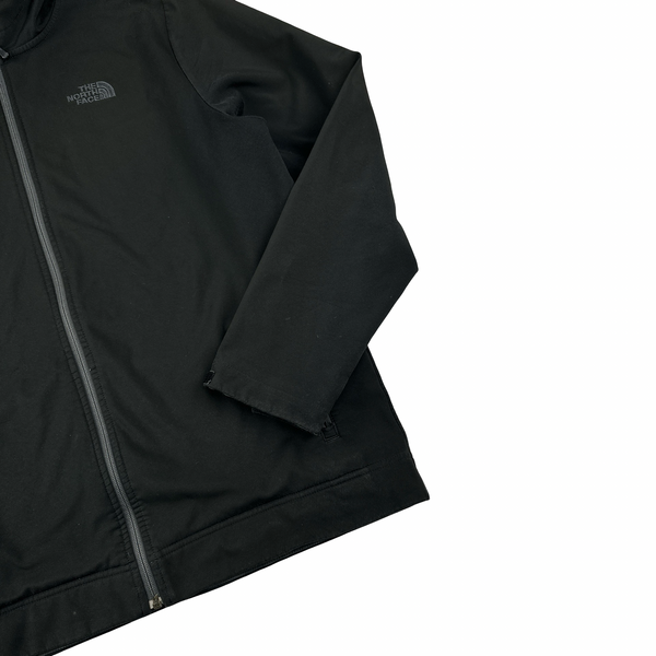 North Face Black Comfort Shell Hooded Jacket - Large