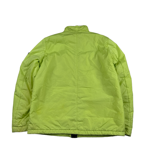 Stone Island 2019 Green Crinkle Reps Padded Jacket - XL