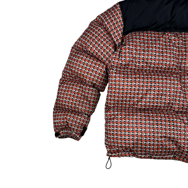 North Face X Supreme 2021 Red Studded Nupste 700 Down Fill Jacket - Medium