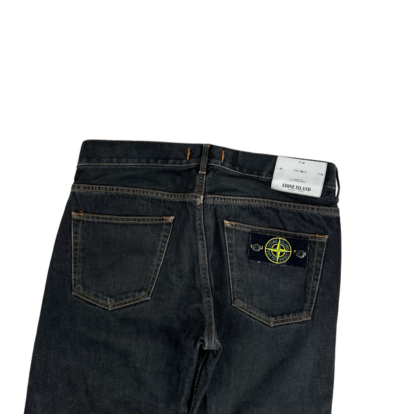 Stone Island 2012 Black RE T Relaxed Jeans - Small