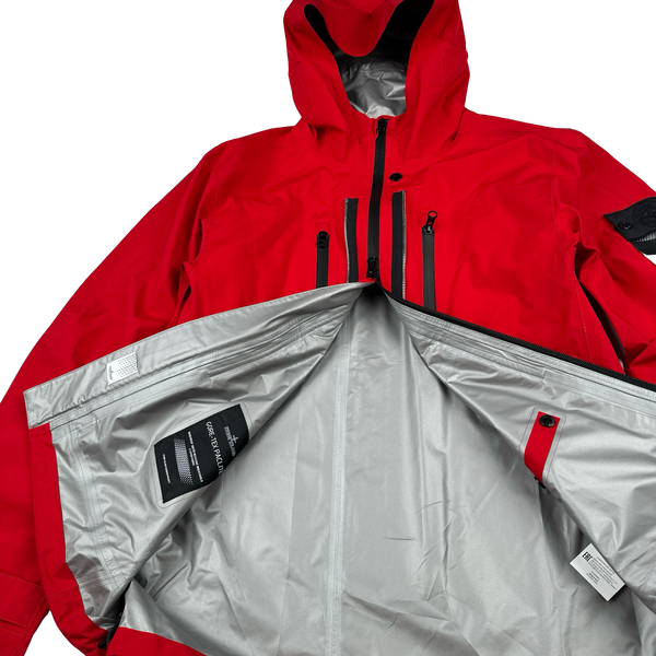Stone Island 2020 Red Shadow Project Gore Tex Paclite Jacket - Medium