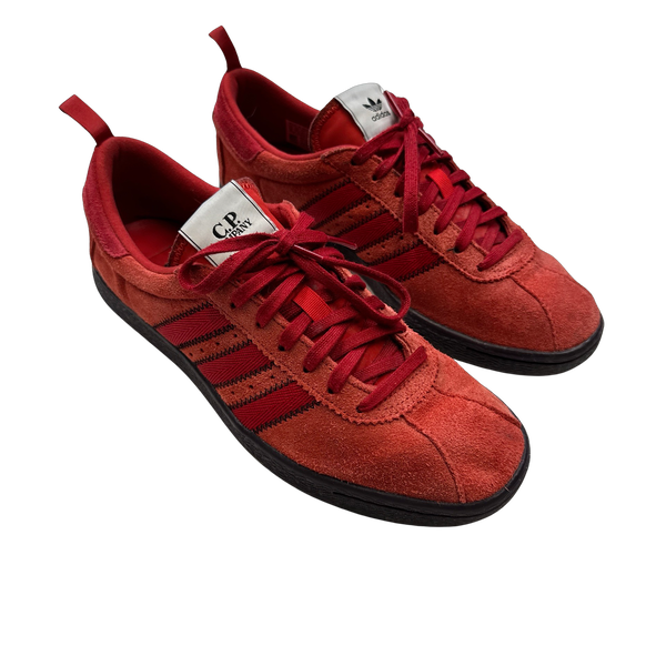 Adidas x CP Company Tobacco Brick Red Trainers - UK 7.5