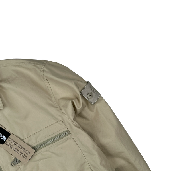 Stone Island 2024 Tan O-Ventile Ghost Piece Overshirt - Small