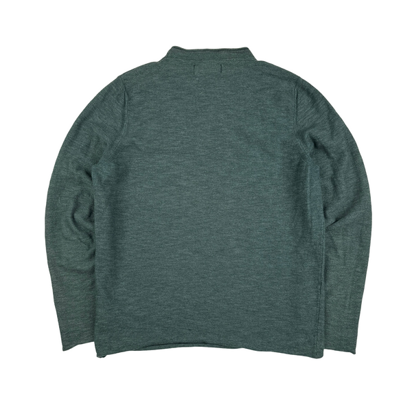 Stone Island Emerald Green 2019 Crewneck Compass Jumper - XS
