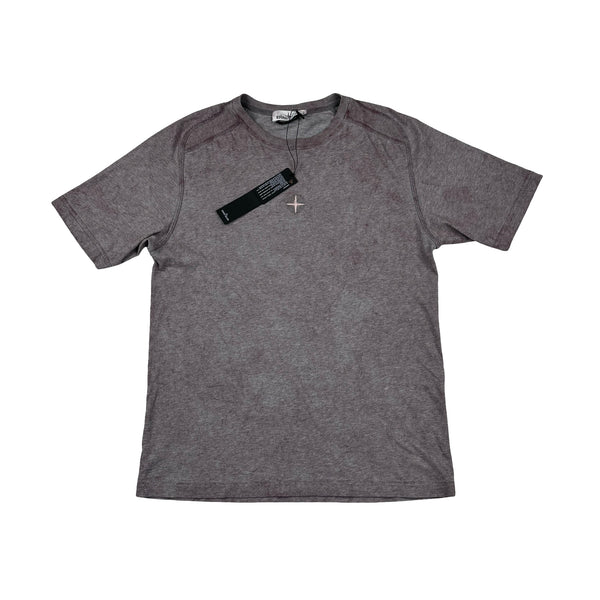 Stone Island 2020 Pink Dust Treatment Short Sleeve T Shirt - Small