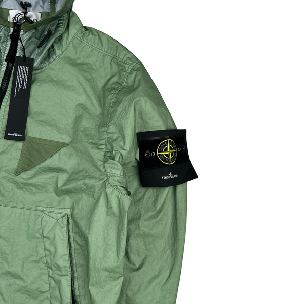 Stone Island 2023 Green Membrana 3L TC Hooded Jacket - Medium