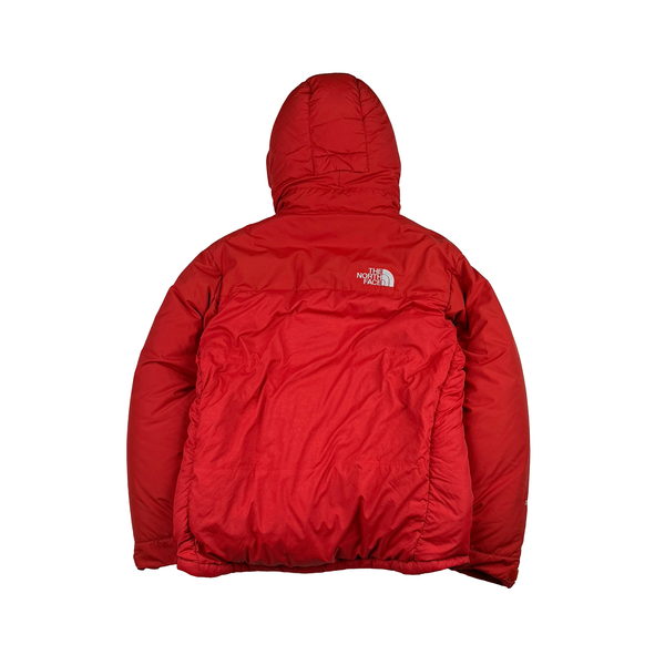 North Face Red Summit Series 700 Down Hooded Puffer Jacket - Medium