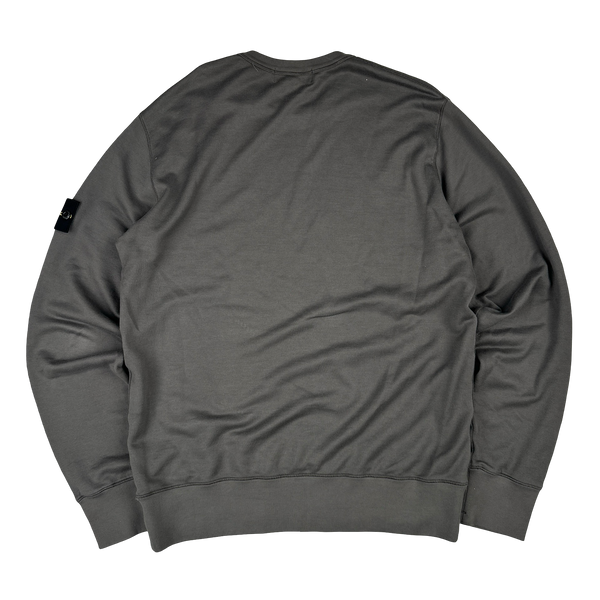 Stone Island 2011 Grey Cotton Crewneck Sweatshirt - Large