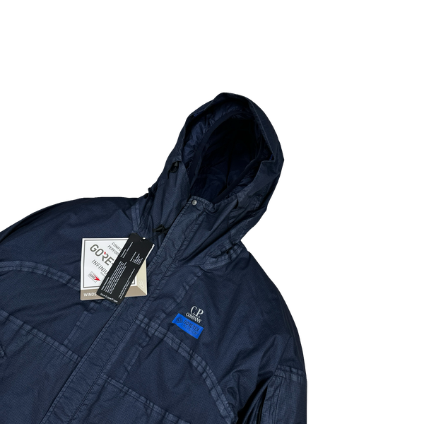 CP Company Blue Gore G-Type Ripstop Down Lined Jacket - Small