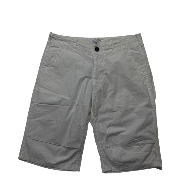 Stone Island X Nokia White Bermuda Shorts - 34"