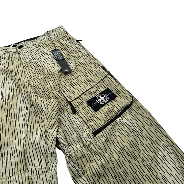 Stone Island 2021 Rain Camo Reflective Cargo Trousers - 32"