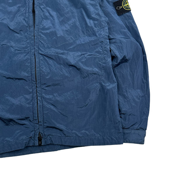 Stone Island 2016 Navy Nylon Metal Cotton Lined Overshirt - Medium