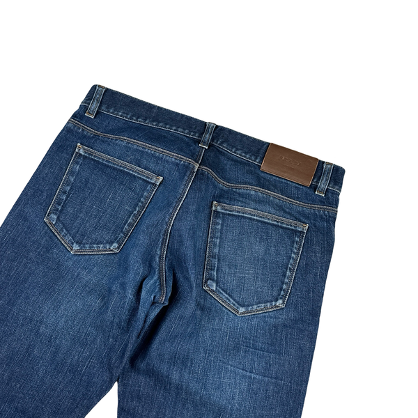 Prada Straight Fit Dark Denim Jeans - Medium