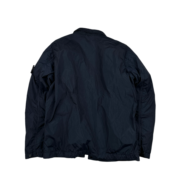 Stone Island 2016 Blue Garment Dyed Crinkle NY Jacket - XL