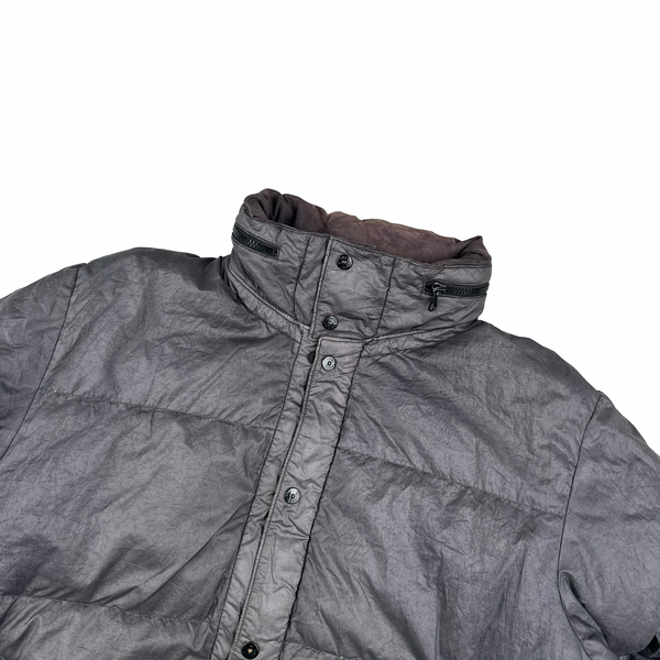 Stone Island 2014 Grey Goose Filled Winter Jacket - Large