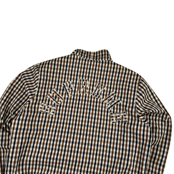 Aquascutum X Supreme Classic Checked Spellout Jacket - Large