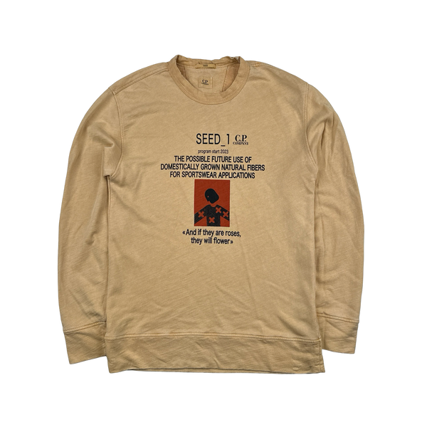 CP Company SEED_1 Graphic Crewneck Sweatshirt - Small