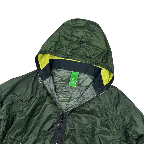 Ma Strum Green Lightweight Hooded Jacket - Large