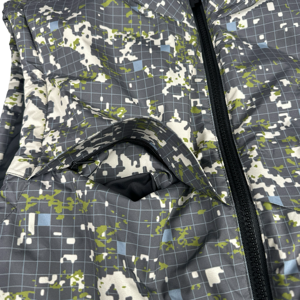 A Cold Wall Down Filled Abstract Patterned Gilet Coat - Small