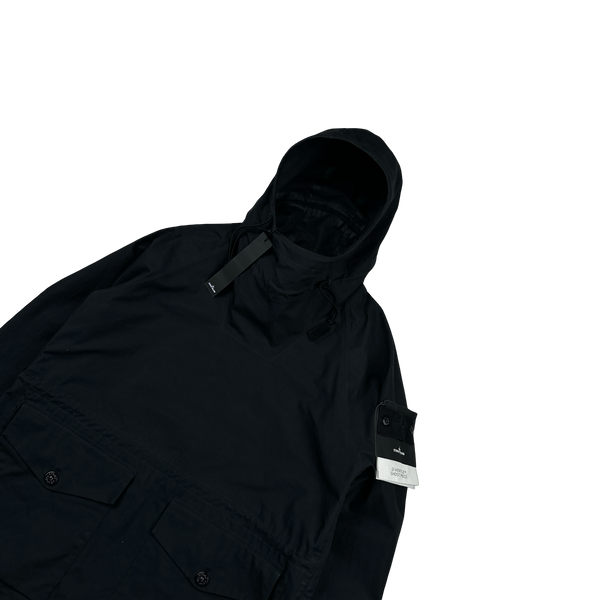 Stone Island 2022 Navy Ghost O-Venile Pullover Smock Jacket - Medium