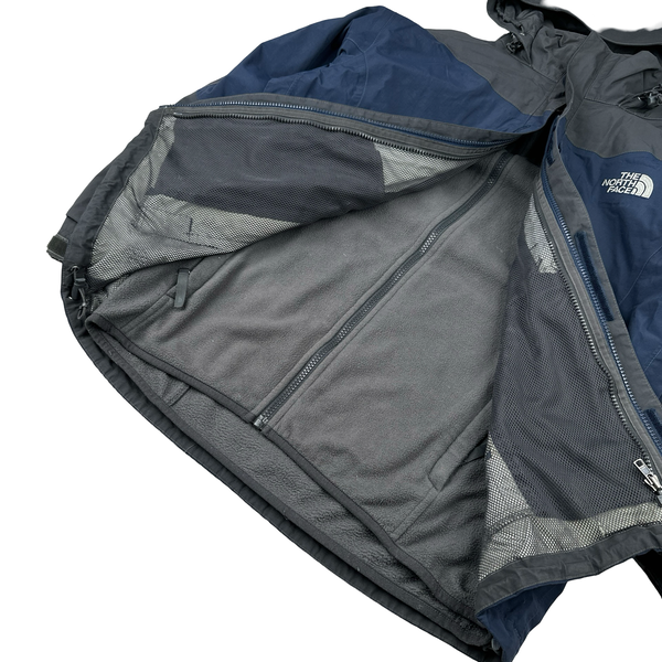 North Face 3 in 1 HyVent Fleece Lined Jacket - Large