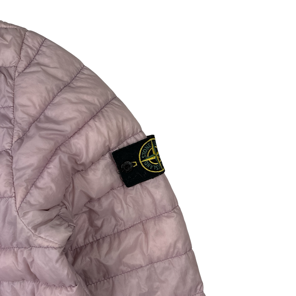 Stone Island 2017 Pink Micro Yarn Down Jacket - Medium