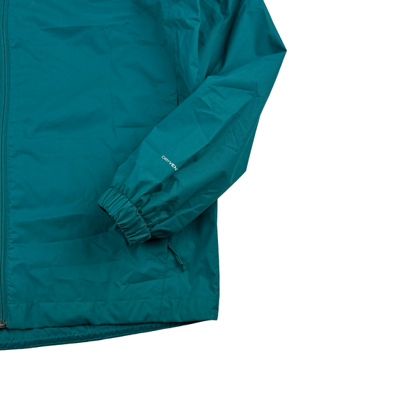 North Face Turquoise Dryvent Waterproof Jacket - Large