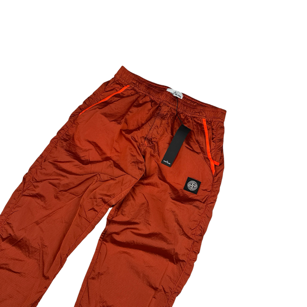 Stone Island 2020 Coral Nylon Metal Rip Stop Tracksuit Bottoms - Small